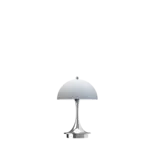 Louis Poulsen Lámpara de mesa portátil Panthella 160 cromo azul ópalo gris - 5744171449 Louis Poulsen Lámpara de mesa portátil Panthella 160 cromo azul ópalo gris - 5744171449