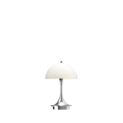 Louis Poulsen Panthella 160 tragbare Tischleuchte Chrom opalbeige - 5744171481 Louis Poulsen Panthella 160 tragbare Tischleuchte Chrom opalbeige - 5744171481