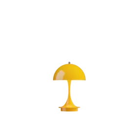 Louis Poulsen Panthella 160 portable table lamp opaque yellow