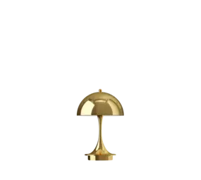 Louis Poulsen Panthella 160 bärbar bordslampa i mässing metalliserad Louis Poulsen Panthella 160 bärbar bordslampa i mässing metalliserad
