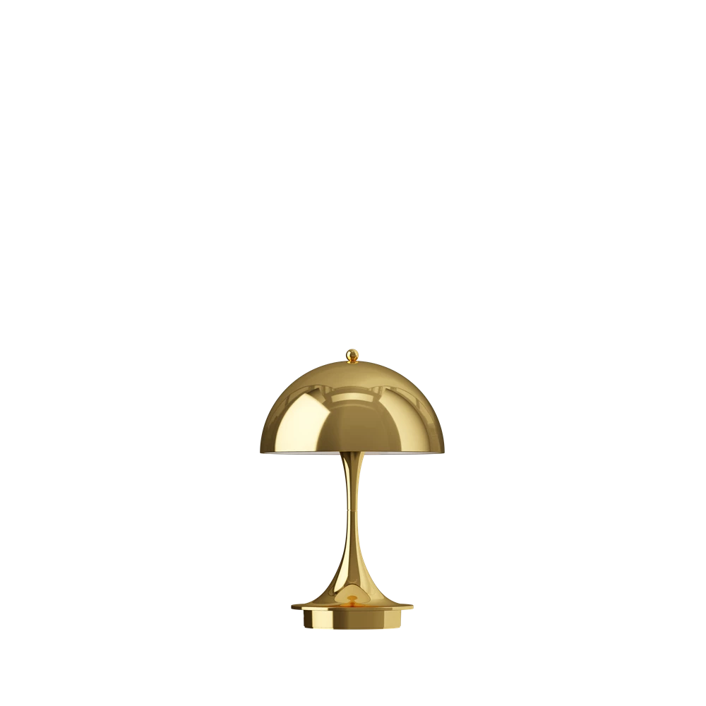 Louis Poulsen Panthella 160 tragbare Tischleuchte Messing metallisiert - 5744171546