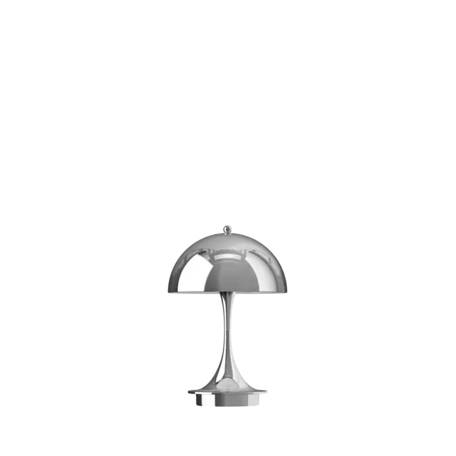 Louis Poulsen Panthella 160 bärbar bordslampa högglans förkromad - 5744171559