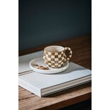 Nordal Ensemble de 4 mugs Ysia vert/ivoire - 6573 Nordal Ensemble de 4 mugs Ysia vert/ivoire - 6573