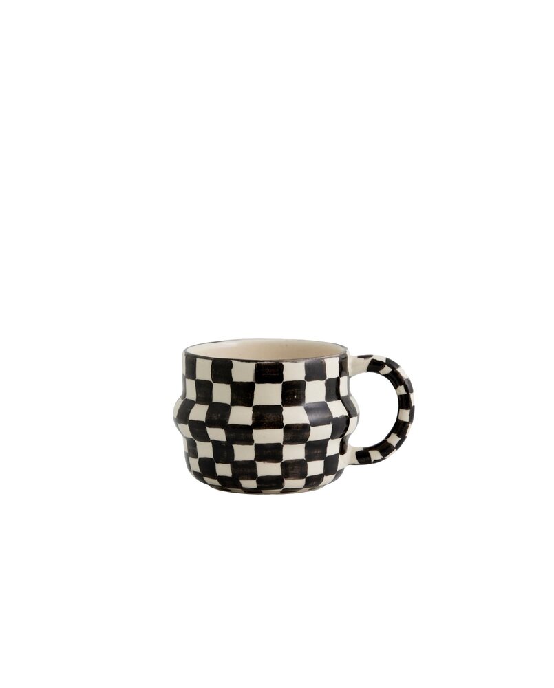Nordal Ensemble de 4 mugs Ysia noir/ivoire - 6570 Nordal Ensemble de 4 mugs Ysia noir/ivoire - 6570