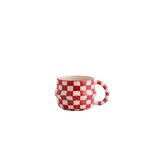 Nordal Ensemble de 4 mugs Ysia rouge/ivoire - 6572 Nordal Ensemble de 4 mugs Ysia rouge/ivoire - 6572