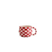 Nordal Ysia mugs red/ivory set of 4 pieces - 6572 Nordal Ysia mugs red/ivory set of 4 pieces - 6572