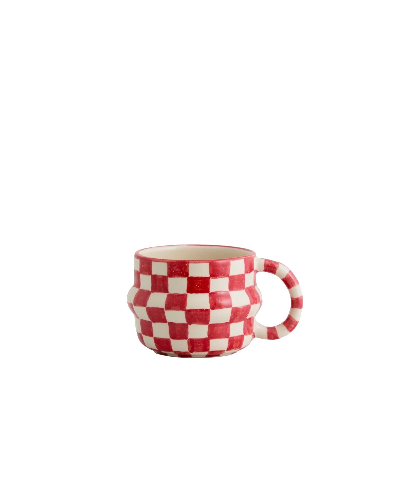 Nordal Ysia mokken rood/ivoor set van 4 stuks - 6572