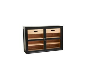 Nordal Viva Schrank niedrig schwarz Nordal Viva Schrank niedrig schwarz