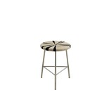 Nordal Morice stool low black/ivory - 1680 Nordal Morice stool low black/ivory - 1680