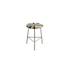 Nordal Morice Hocker niedrig schwarz/elfenbein Nordal Morice Hocker niedrig schwarz/elfenbein