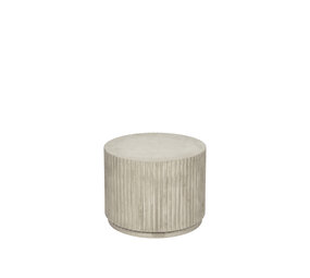 Broste Copenhagen Podio Rillo Ø56x42cm beige antico