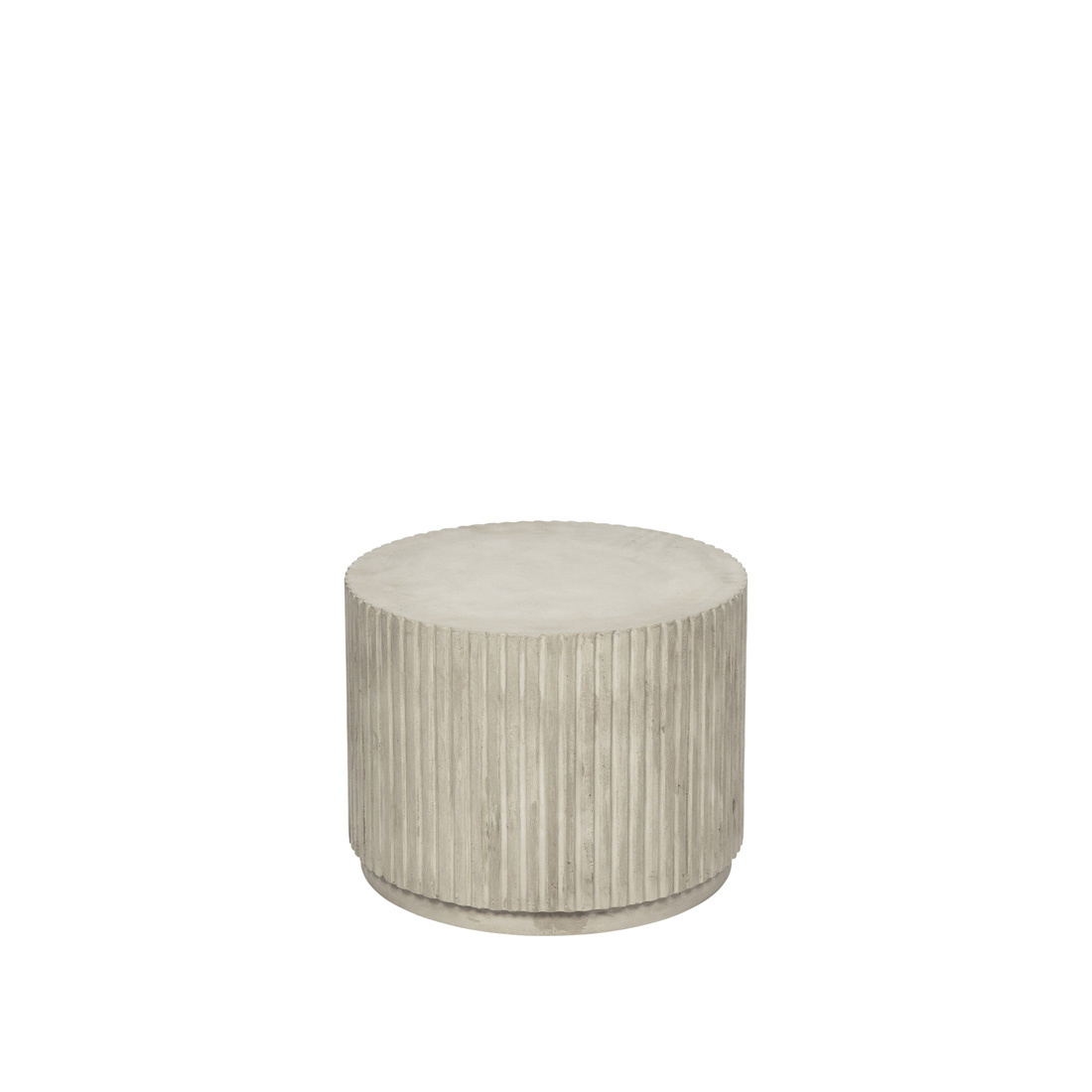 Broste Copenhagen Rillo podium Ø56x42cm antikk beige - 14469068