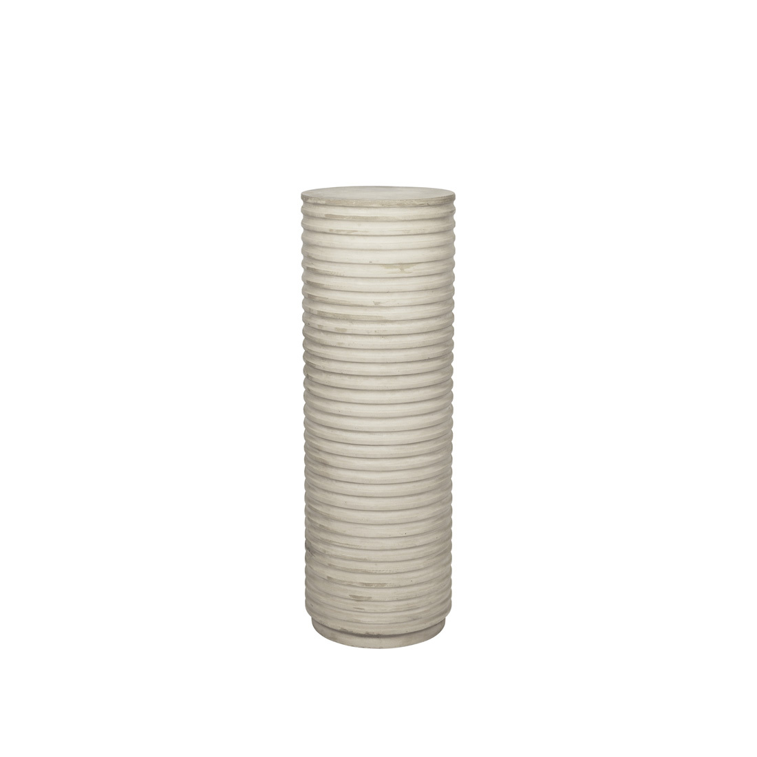 Broste Copenhagen Rillo podium Ø36x106cm antikk beige - 14469067