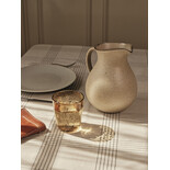 Broste Copenhagen Hammered glass amber set of 12 pieces - 14496282 Broste Copenhagen Hammered glass amber set of 12 pieces - 14496282