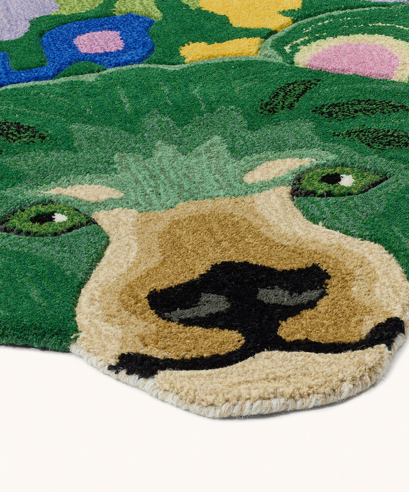 Doing Goods Alfombra de oso Josie Jardin XL - 1.45.10.139.040.6