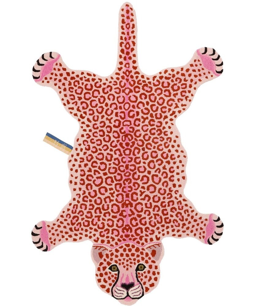 Doing Goods Pinky leopard rug XL - 1.45.10.099.030.6 Doing Goods Pinky leopard rug XL - 1.45.10.099.030.6