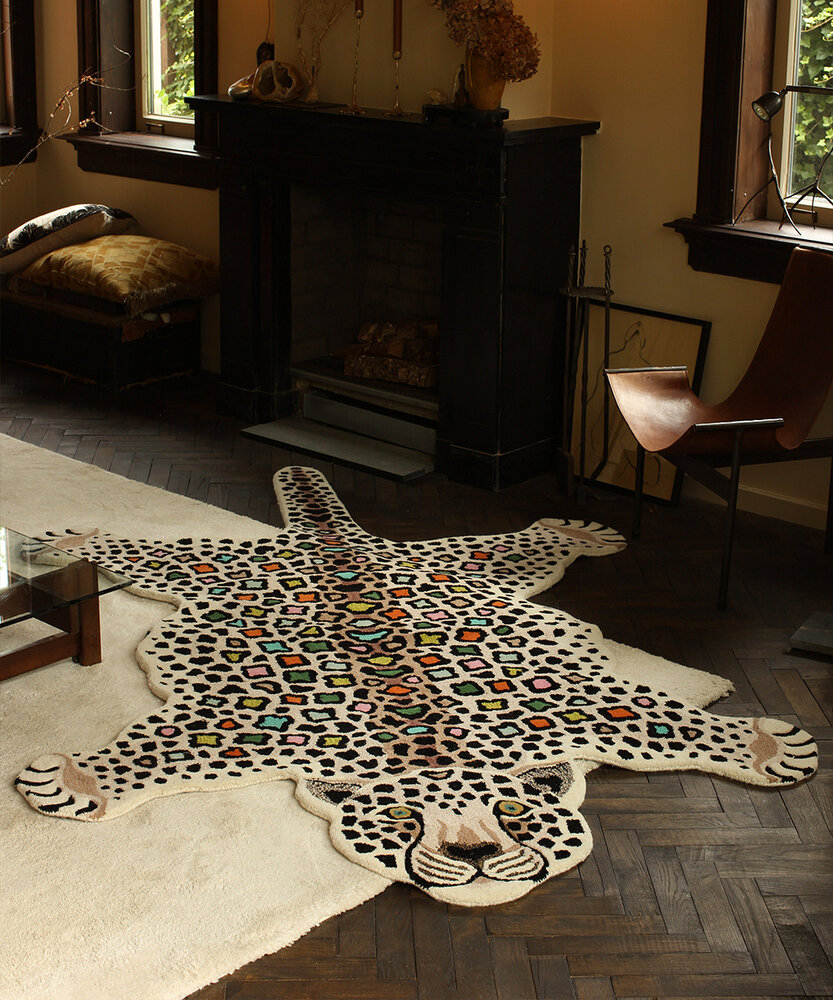 Doing Goods Alfombra Disco Leopard XL - 1.45.10.900.099.6