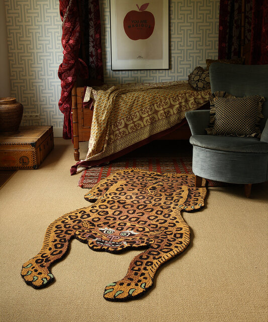 Doing Goods Heritage Tatsu tiger rug - 1.45.10.080.700.5