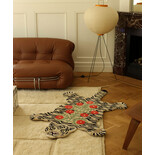 Doing Goods Floral white tiger rug L - 1.45.10.096.020.5