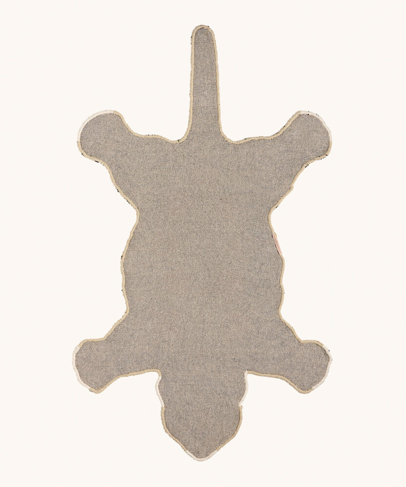 Doing Goods Tapis tigre blanc fleuri L - 1.45.10.096.020.5 Doing Goods Tapis tigre blanc fleuri L - 1.45.10.096.020.5