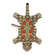 Doing Goods Tapis tigre blanc fleuri L - 1.45.10.096.020.5 Doing Goods Tapis tigre blanc fleuri L - 1.45.10.096.020.5