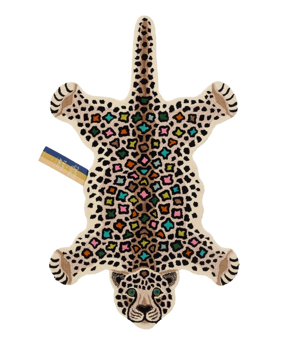 Doing Goods Disco leopard vloerkleed L