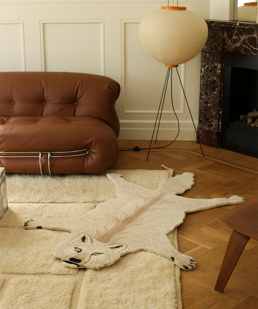 Doing Goods Tapis Woozy Wolf L - 1.45.10.078.020.5 Doing Goods Tapis Woozy Wolf L - 1.45.10.078.020.5