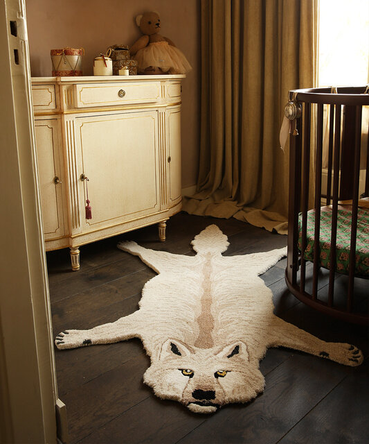 Doing Goods Woozy Wolf rug L - 1.45.10.078.020.5 Doing Goods Woozy Wolf rug L - 1.45.10.078.020.5