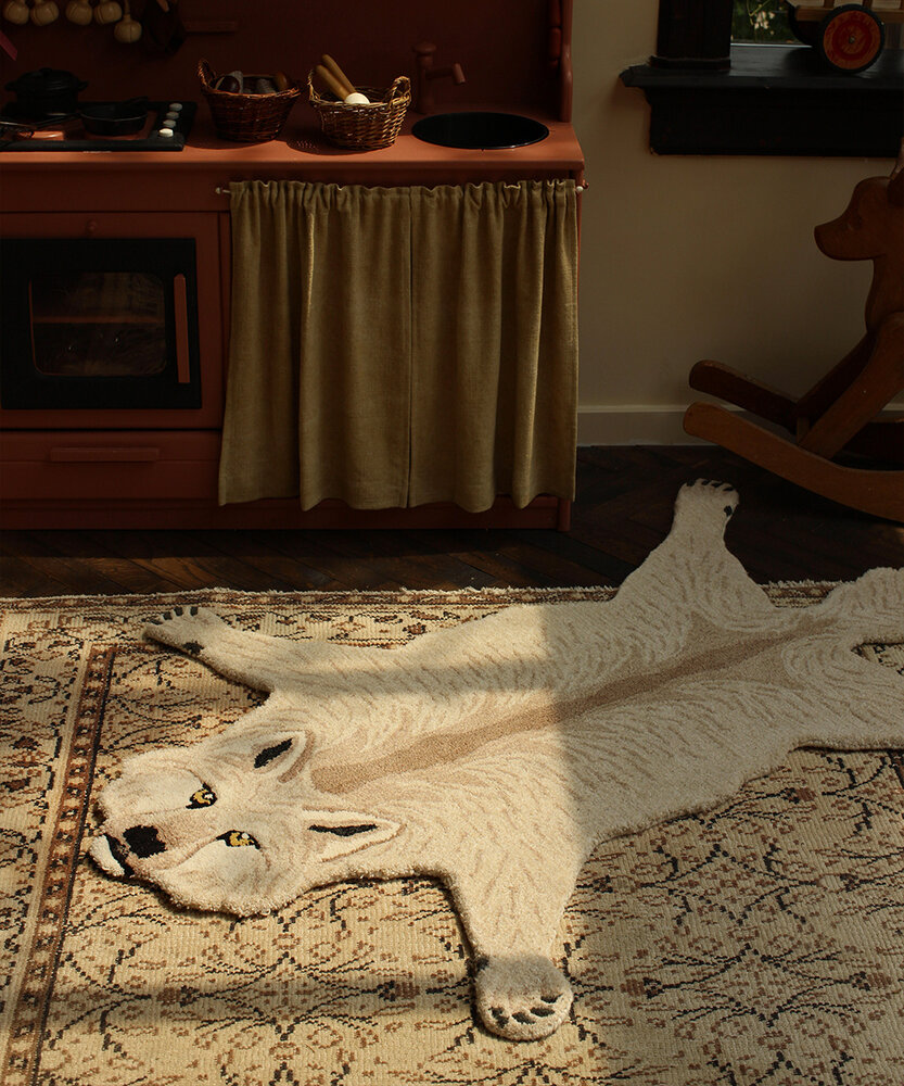 Doing Goods Tapis Woozy Wolf L - 1.45.10.078.020.5 Doing Goods Tapis Woozy Wolf L - 1.45.10.078.020.5