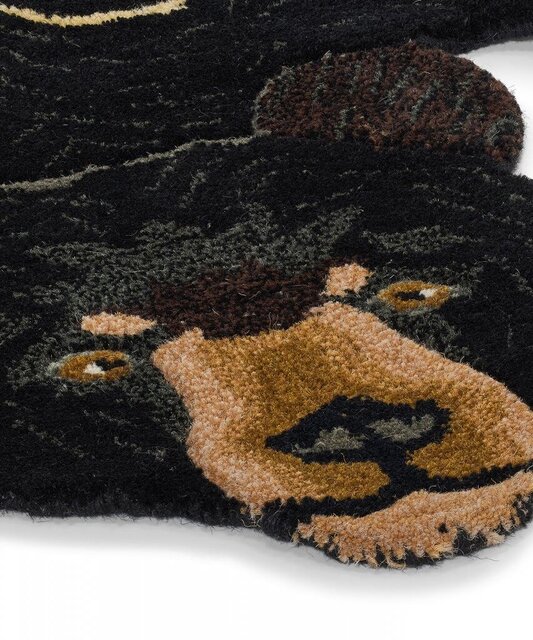 Doing Goods Tapis Blooming Black Bear L - 1.45.10.076.900.5