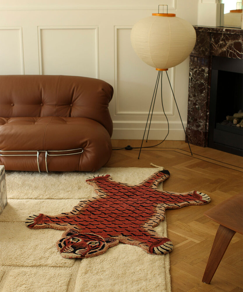 Doing Goods Tula Wise tiger rug L - 1.45.10.095.200.5