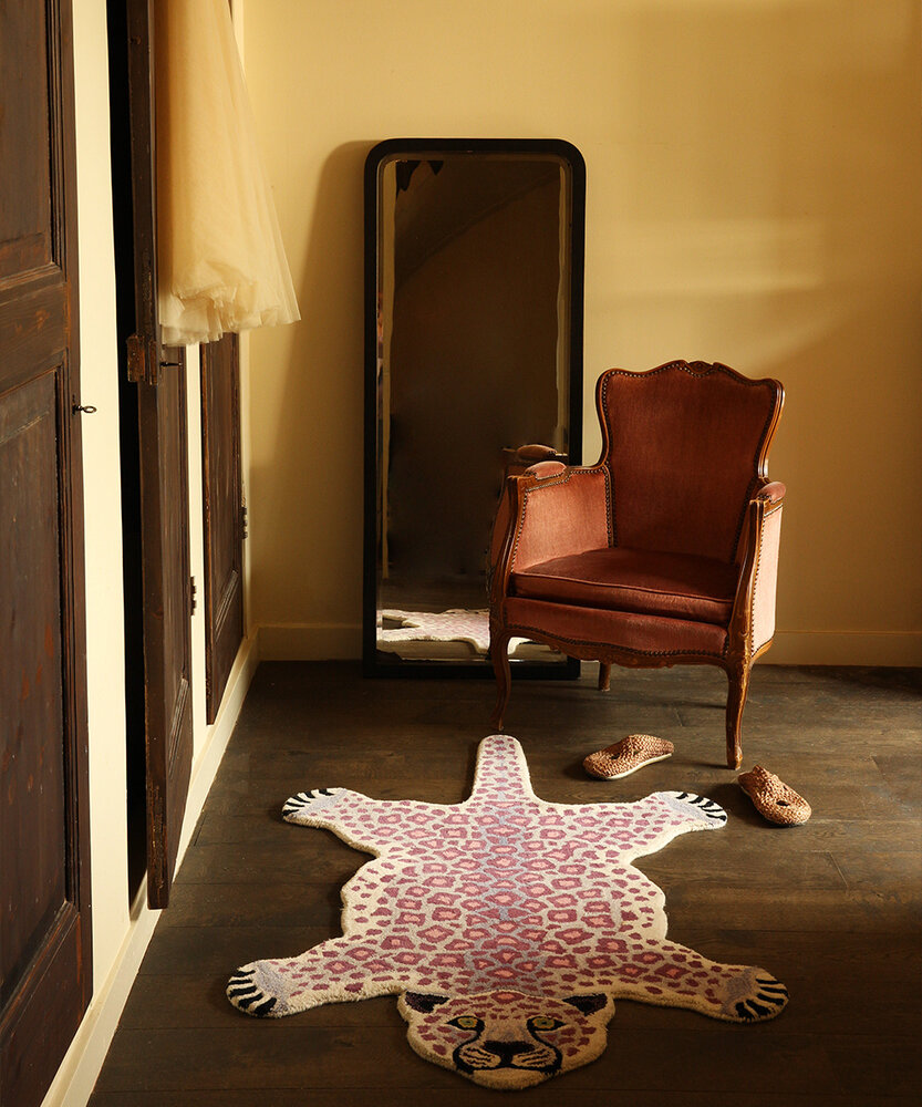 Doing Goods Alfombra de leopardo Lily L - 1.45.10.104.040.5