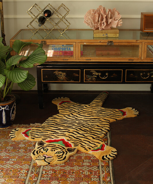 Doing Goods Tapis tigre Babul Bombay L - 1.45.10.097.710.5 Doing Goods Tapis tigre Babul Bombay L - 1.45.10.097.710.5