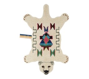 Doing Goods Kasbah Polar bear vloerkleed L
