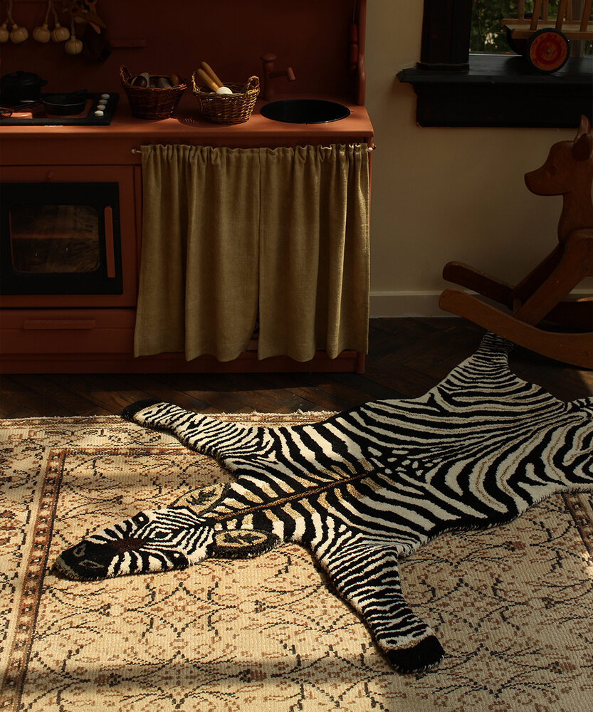 Doing Goods Stripey zebra rug L - 1.45.10.074.900.5