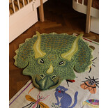 Doing Goods Triceratop hodeteppe L - 1.45.10.113.060.5 Doing Goods Triceratop hodeteppe L - 1.45.10.113.060.5