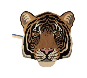 Doing Goods Alfombra con cabeza de tigre Rajah L