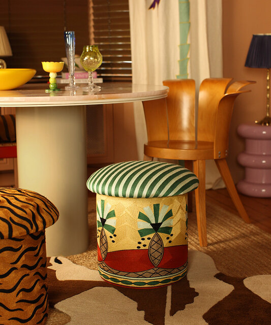 Doing Goods Tabouret Paloma Palm - 1.40.15.011.060.5 Doing Goods Tabouret Paloma Palm - 1.40.15.011.060.5