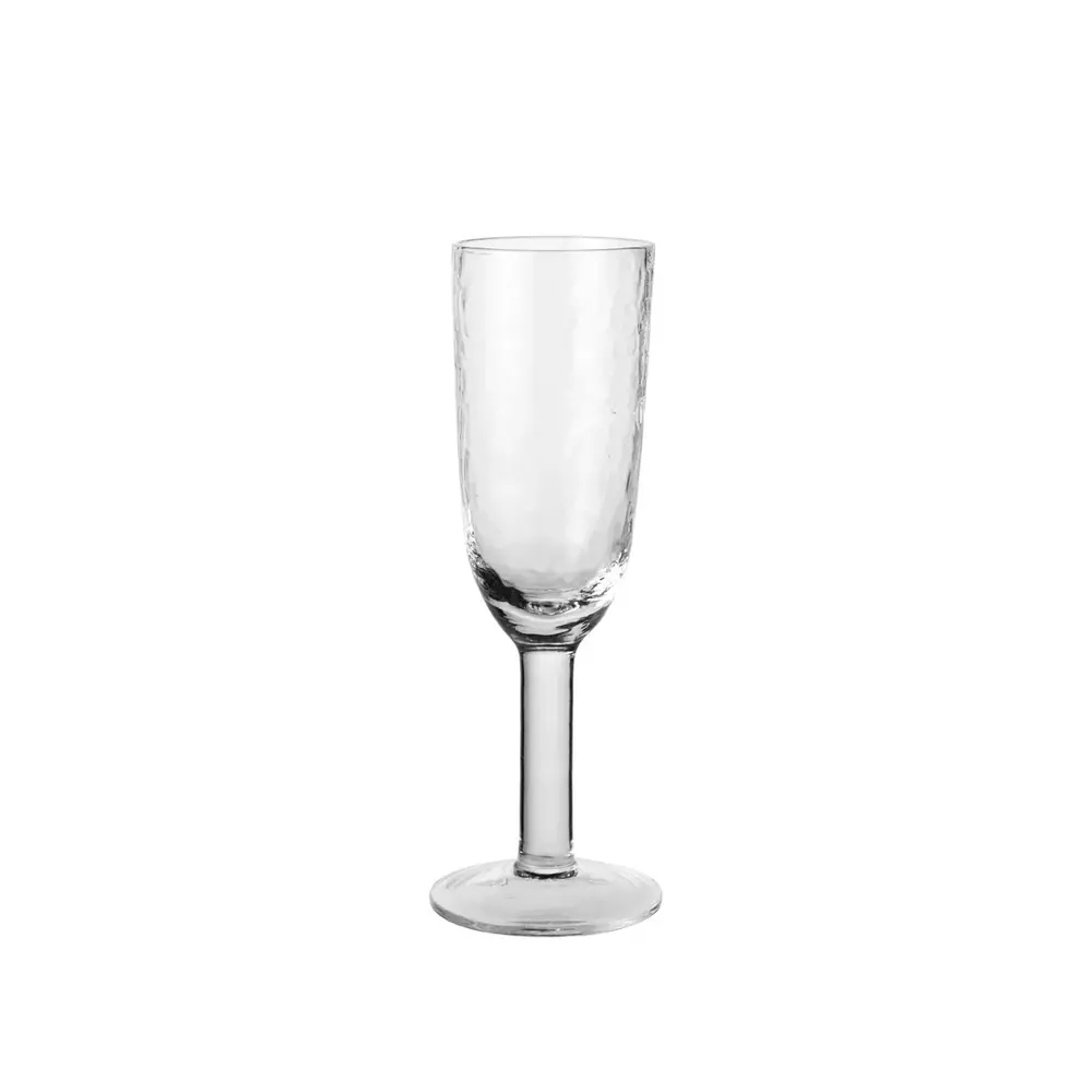 Broste Copenhagen Hammered champagne glazen set van 12 stuks - 14496277 Broste Copenhagen Hammered champagne glazen set van 12 stuks - 14496277