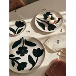 Broste Copenhagen Flora plates Ø26cm set of 4 pieces - 14533559