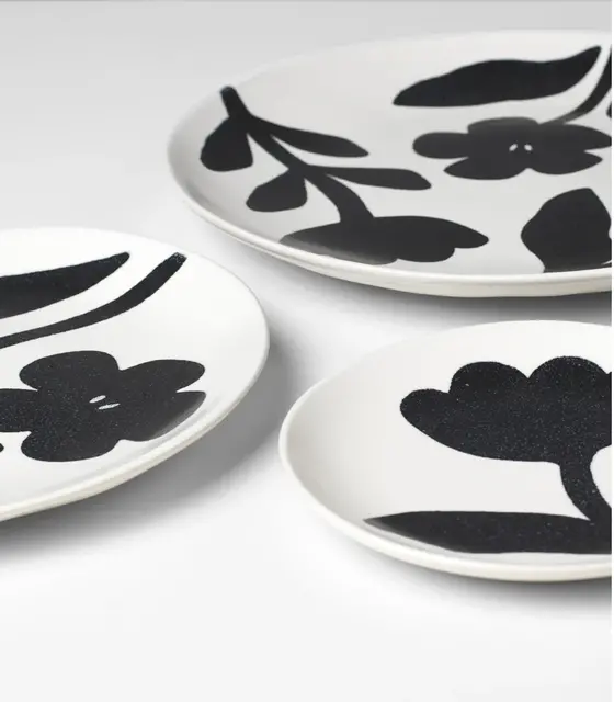 Broste Copenhagen Platos Flora Ø26cm set de 4 piezas - 14533559