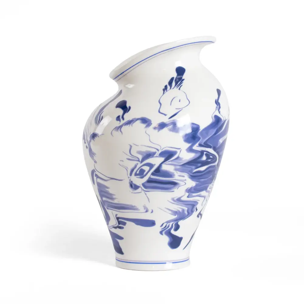 Seletti Classics on acid Floral DELFT vaas - 11292 Seletti Classics on acid Floral DELFT vaas - 11292