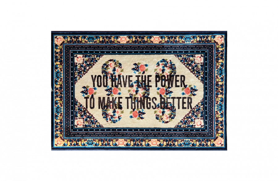 Seletti Burnt vloerkleed you have the power - 18228