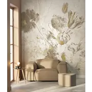 KEK Amsterdam Papel pintado Flores al fresco FU-061 - 292,2x280cm dorado/blanco KEK Amsterdam Papel pintado Flores al fresco FU-061 - 292,2x280cm dorado/blanco