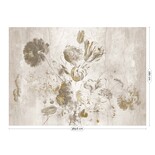 KEK Amsterdam Fresco Flowers Tapete FU-062 - 389,6x280cm gold/weiß KEK Amsterdam Fresco Flowers Tapete FU-062 - 389,6x280cm gold/weiß