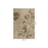 KEK Amsterdam Fresco Flowers wallpaper FU-051 - 194.8x280cm gold/beige KEK Amsterdam Fresco Flowers wallpaper FU-051 - 194.8x280cm gold/beige