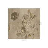 KEK Amsterdam Papier peint Fresco Flowers FU-052 - 292,2x280cm or/beige KEK Amsterdam Papier peint Fresco Flowers FU-052 - 292,2x280cm or/beige