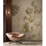 KEK Amsterdam Fresco Flowers tapet FU-053 - 389,6x280cm gull/beige