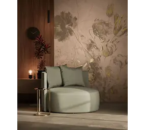 KEK Amsterdam Fresco Flowers behang FU-055 - 292,2x280cm goud/nude KEK Amsterdam Fresco Flowers behang FU-055 - 292,2x280cm goud/nude