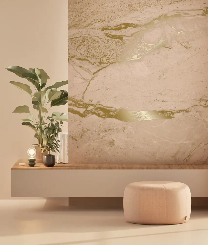 KEK Amsterdam Marble wallpaper FU-066 - 194.8x280cm gold/nude KEK Amsterdam Marble wallpaper FU-066 - 194.8x280cm gold/nude